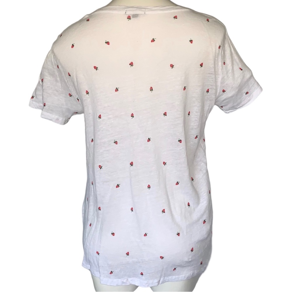 Rails Strawberry Fields Cara Linen Blend V-Neck T… - image 3